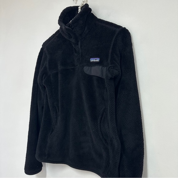 Patagonia Re-Tool Snap-T Fleece Pullover in Black - Picture 4 of 6